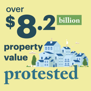 Texas property tax value protested